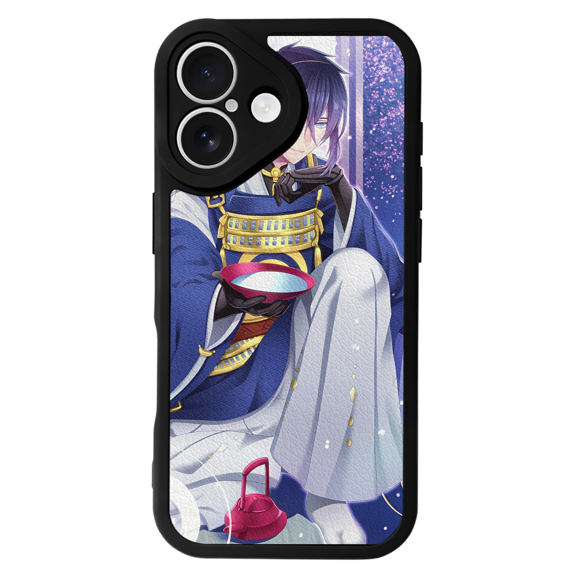 （画像用） 刀剣乱舞 Touken Ranbu 【iPhone 16シリーズ対応】シリコンスマホケース（レザー調） 材質：シリコン
